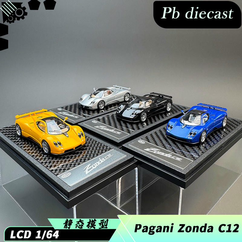 LCD Pagani Zonda C12 1:64 Diecast Model Car