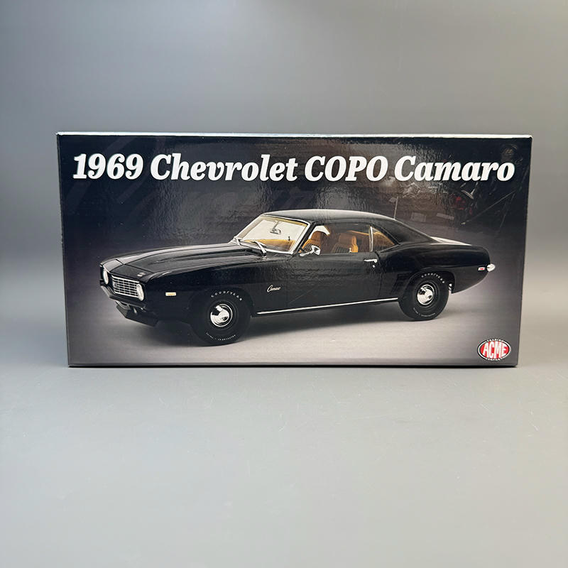 ACME 1:18 1969 Chevrolet COPO Camaro Diecast Model — Black