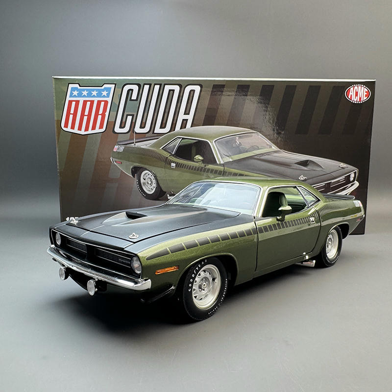 ACME 1:18 1970 Plymouth AAR ’Cuda – Ivy Green