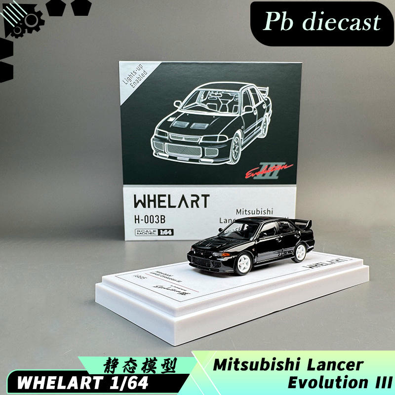 WHELART 1:64 Mitsubishi Lancer Evolution III Lighting Edition Diecast Model