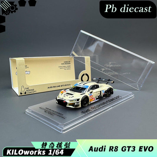KILOworks × TBC 1:64 Audi R8 LMS GT3 EVO II Diecast Model