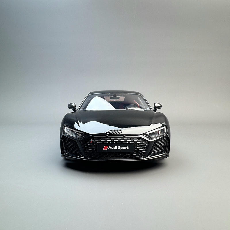 Kengfai 1:18 Audi R8 Diecast Model — Black – YX car model