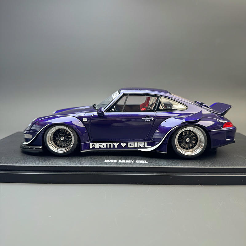 GT Spirit 1:18 Porsche 911 RWB Army Resin Model – GT562