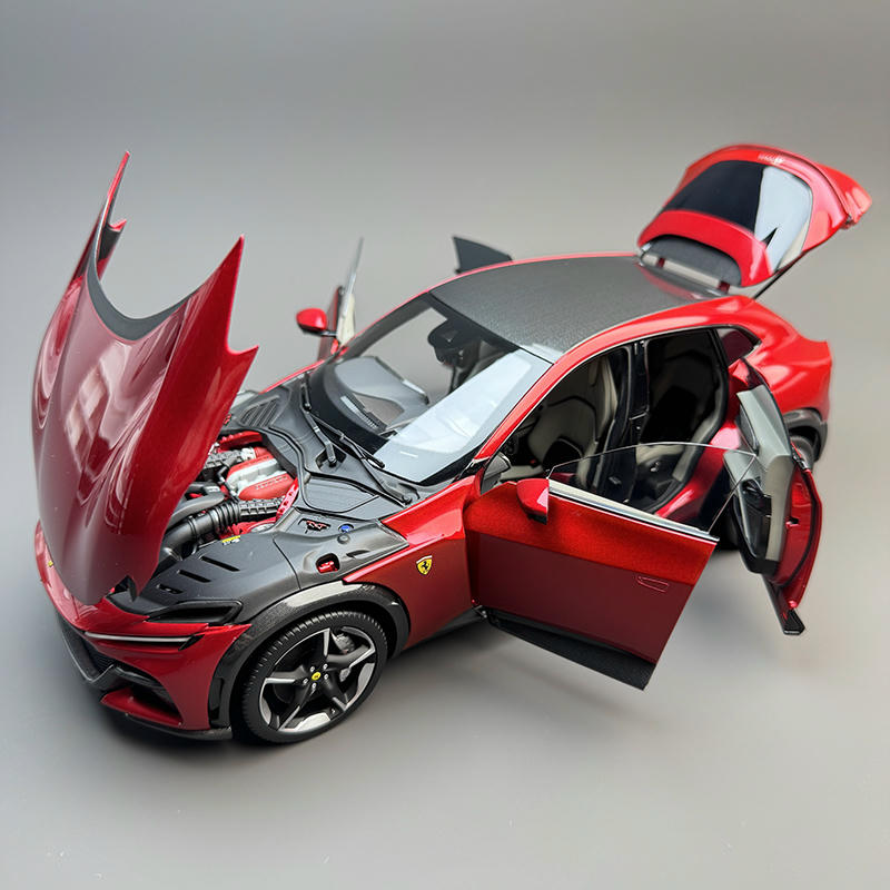 BBR 1:18 Ferrari Purosangue Diecast Model — Rosso Magma