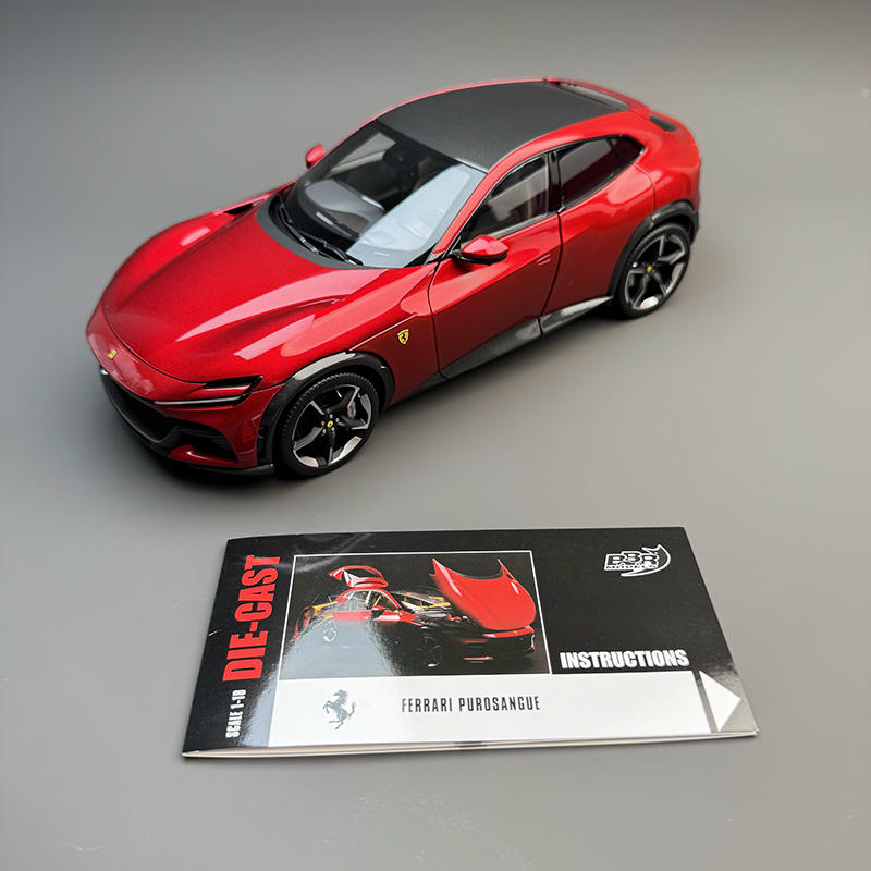 BBR 1:18 Ferrari Purosangue Diecast Model — Rosso Magma