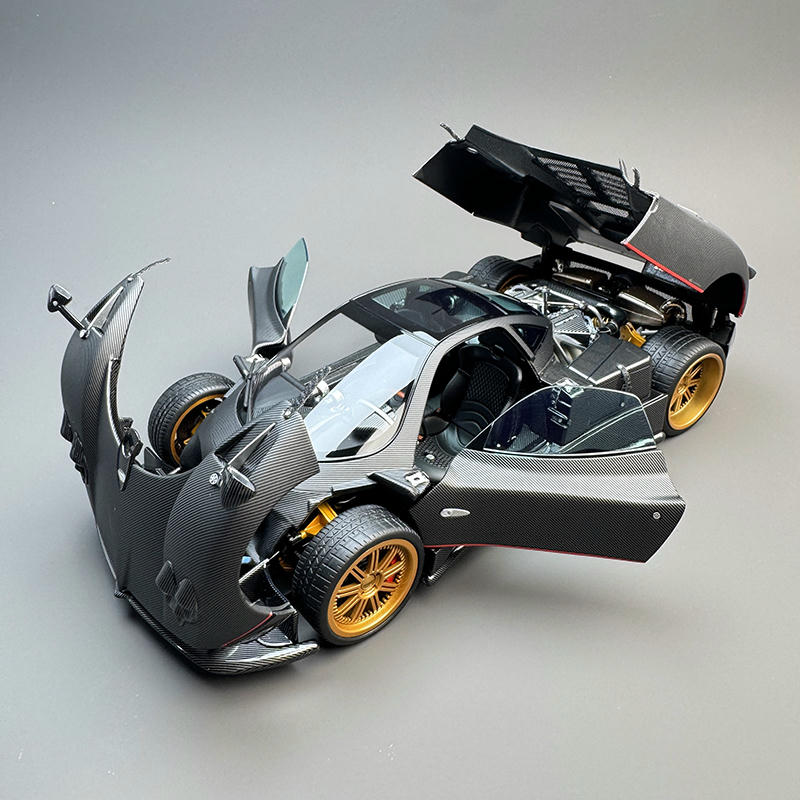 Almost Real 1:18 Pagani Zonda F 2005 — Matt Carbon Black