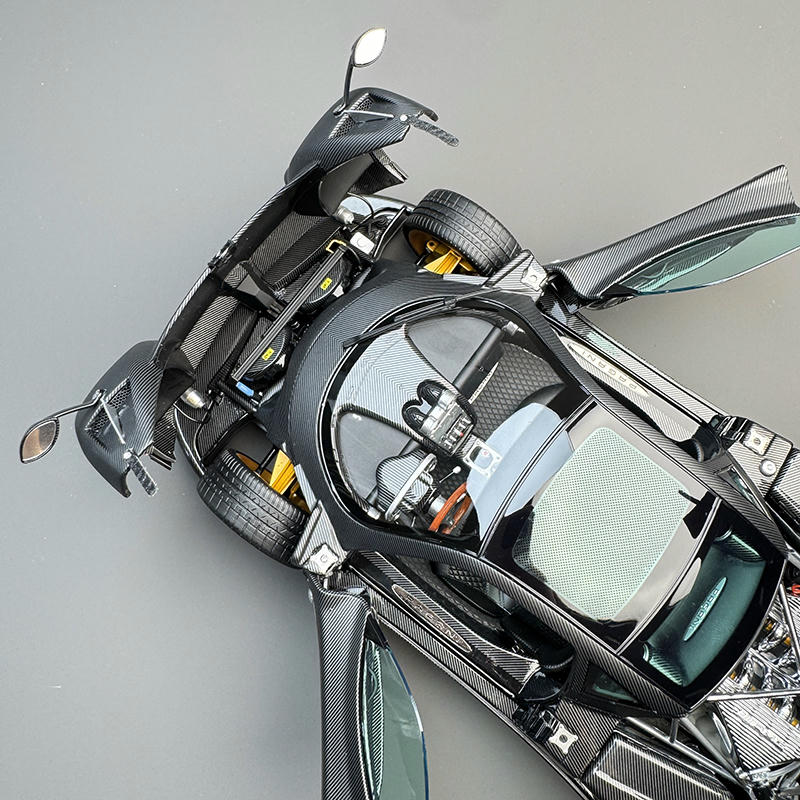 Almost Real 1:18 Pagani Zonda F 2005 — Matt Carbon Black