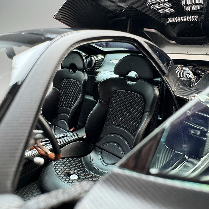 Almost Real 1:18 Pagani Zonda F 2005 — Matt Carbon Black