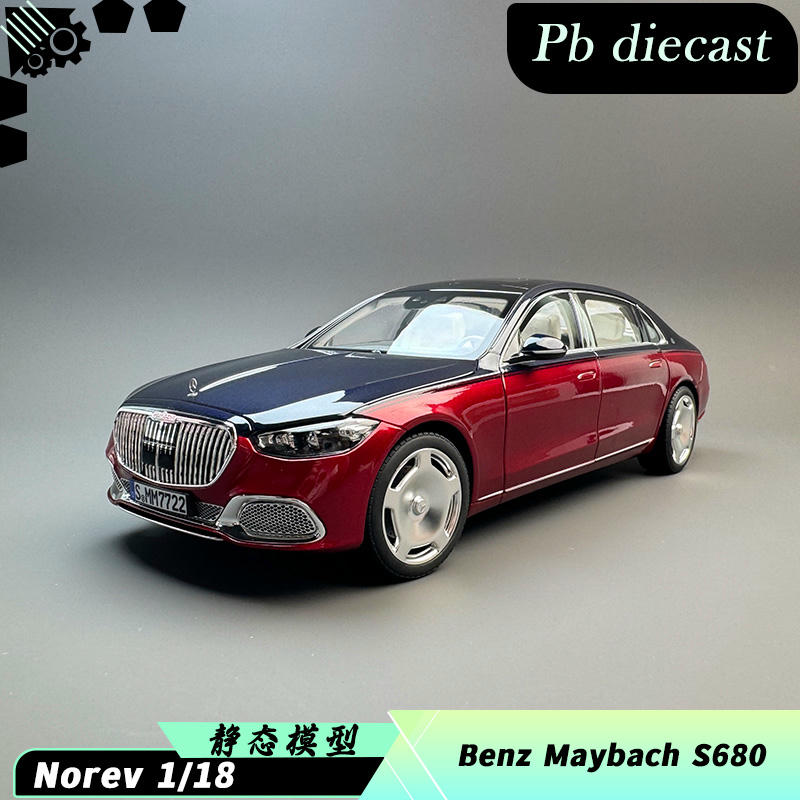 Norev Mercedes-Maybach S 680 4MATIC 2021 1:18 Diecast Model Car