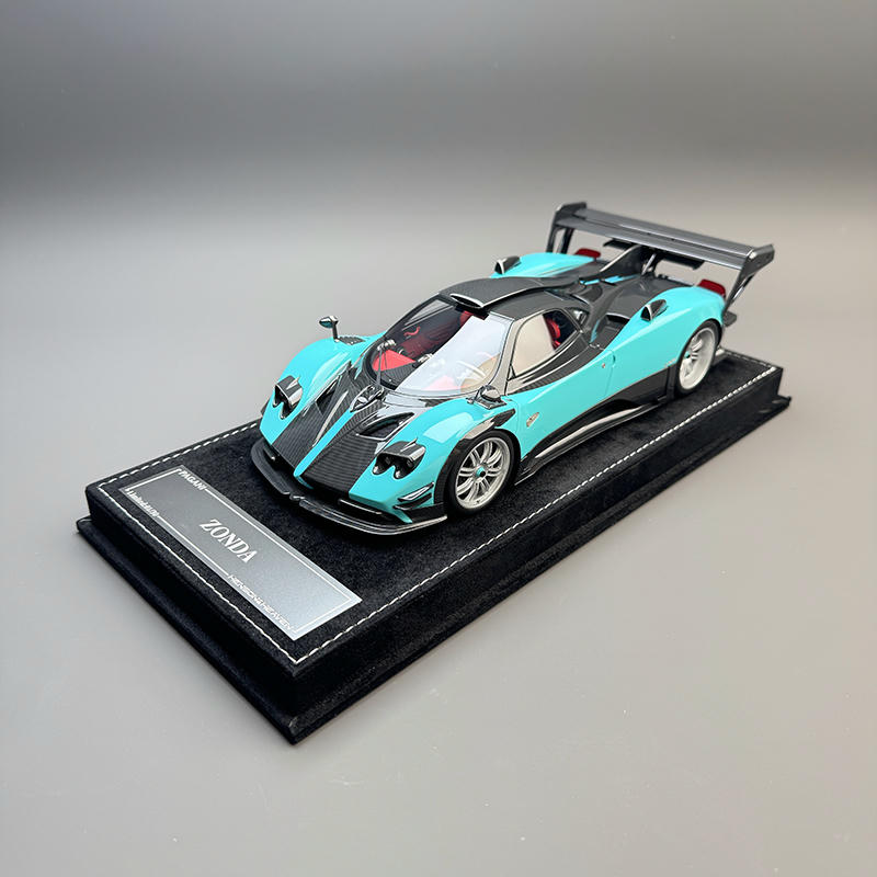 HH Model Pagani Zonda 1:18 Resin Model Car – Blue & Black Carbon