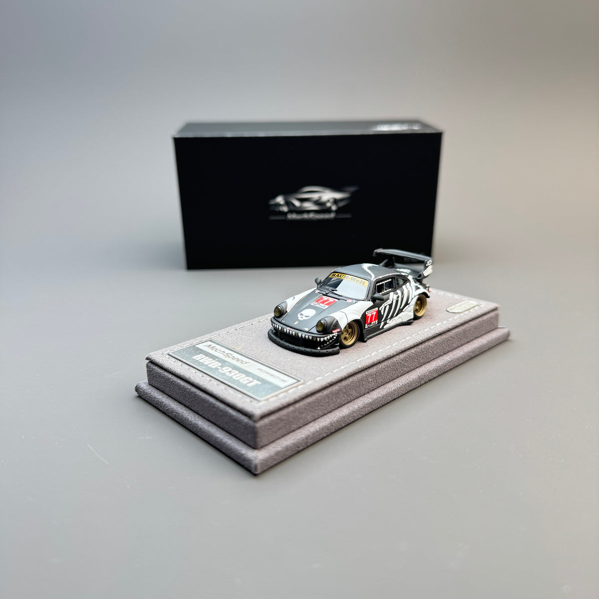 Mechspeed 1:64 Porsche 911 (930) RWB GT Resin Model – Skeleton Dragon Edition