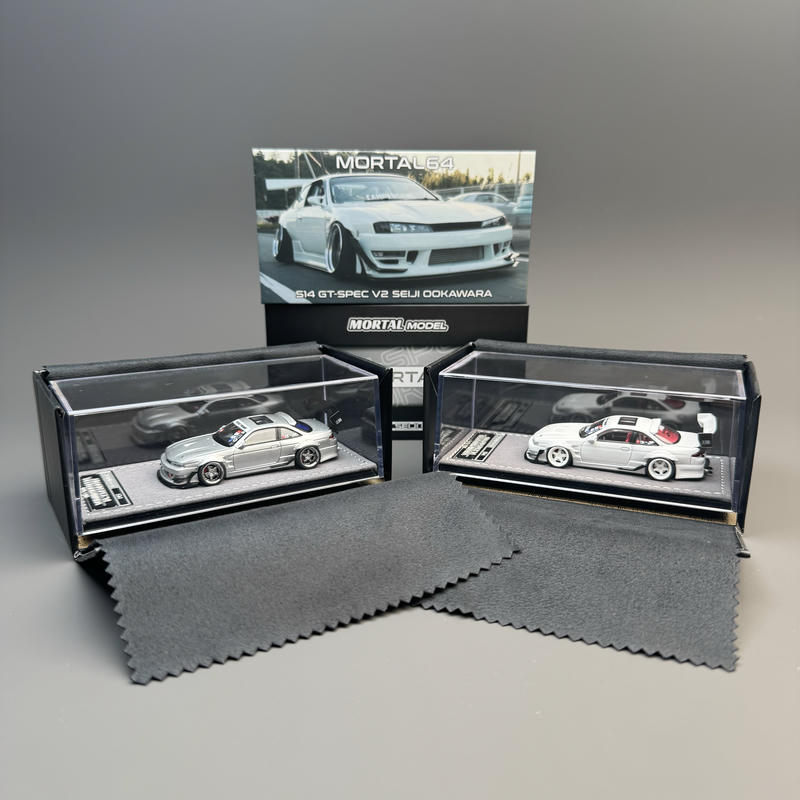 Mortal Nissan S14 V1 CAMBERGANG 1.0 1:64 Diecast Model Car