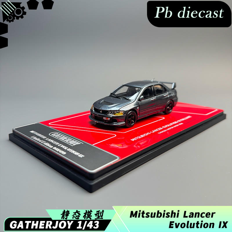 GATHERJOY 1:43 Mitsubishi Lancer Evolution IX RALLIART Diecast Model