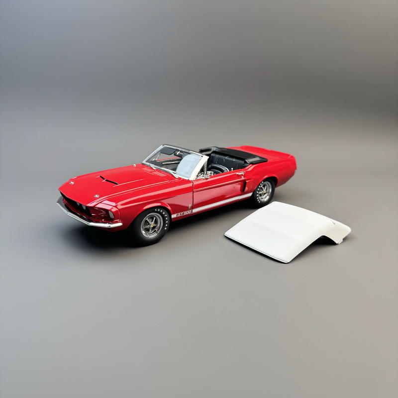 ACME 1967 Shelby GT500 Convertible 1:18 Diecast Model Car – Red
