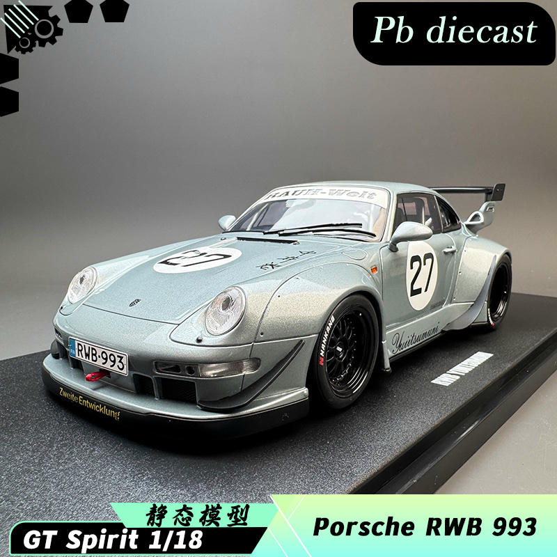 GT Spirit 1:18 Porsche 993 RWB “YUIITSUMUNI” Resin Model — GT522