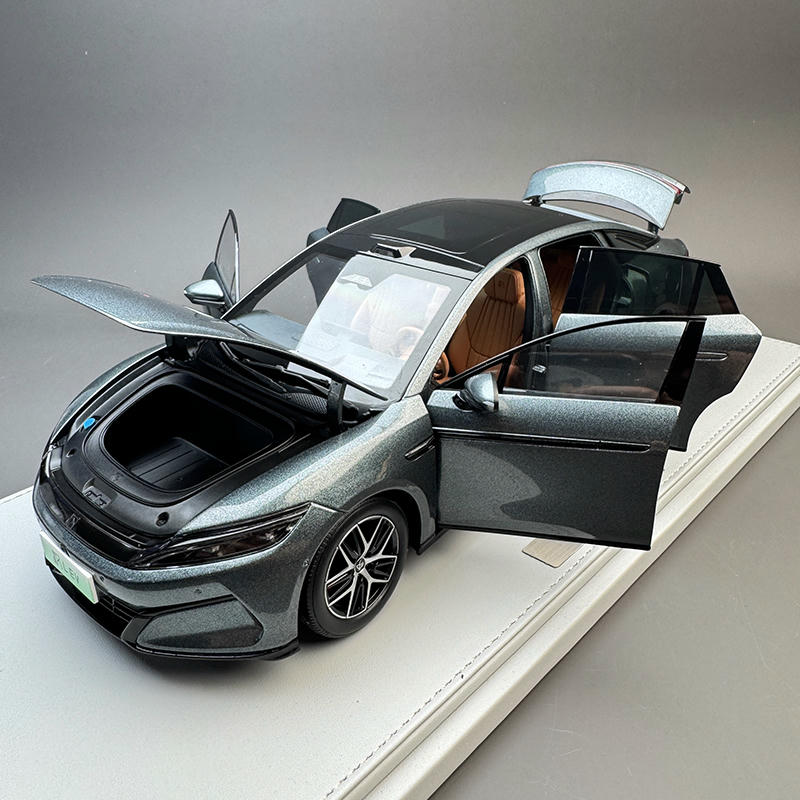 1:18 BYD Han L EV Diecast Model Car – Dark Green