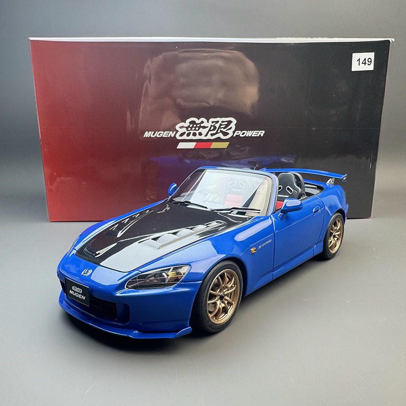 MotorHelix 1:18 Honda S2000 MUGEN Diecast Model Car