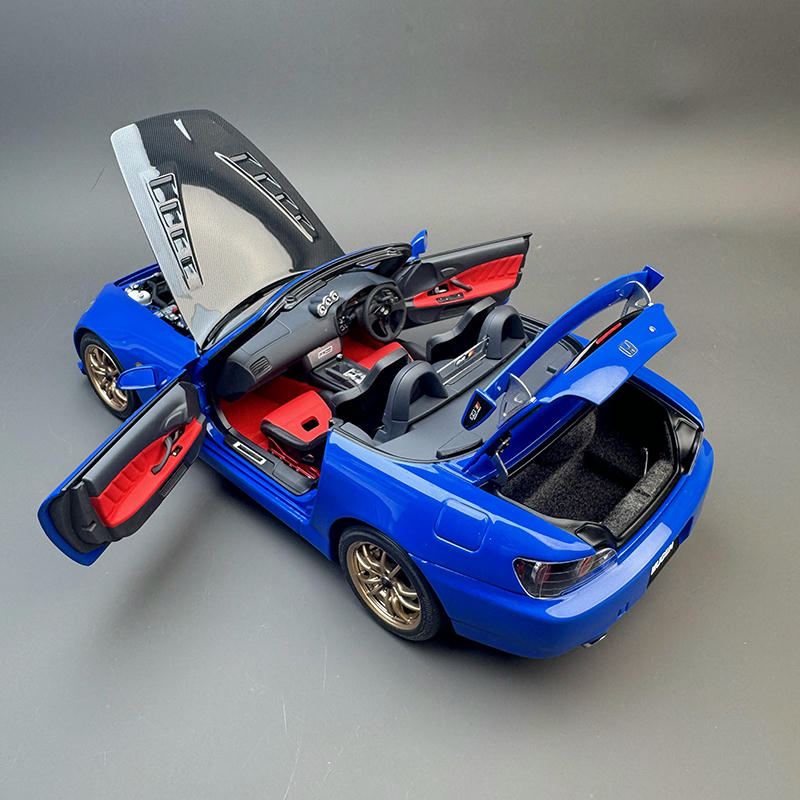 MotorHelix 1:18 Honda S2000 MUGEN Diecast Model Car – YX car model