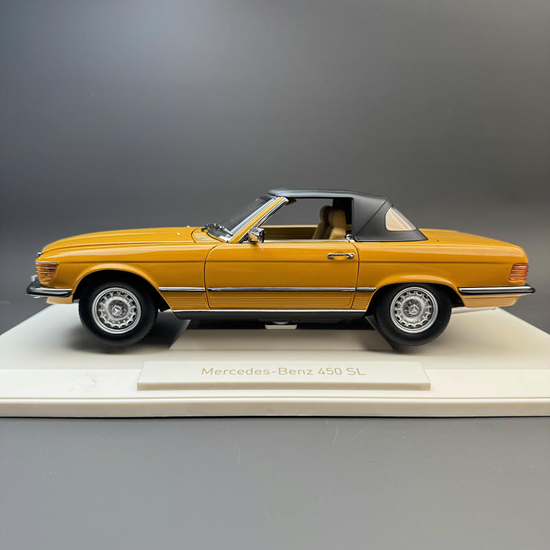 Norev 1:18 Mercedes-Benz 450SL Diecast Model – Yellow – YX car model