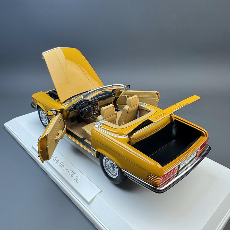 Norev 1:18 Mercedes-Benz 450SL Diecast Model – Yellow
