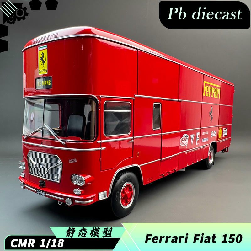 CMR 1:18 OM Fiat 150 Rolfo Ferrari Race Car Transporter