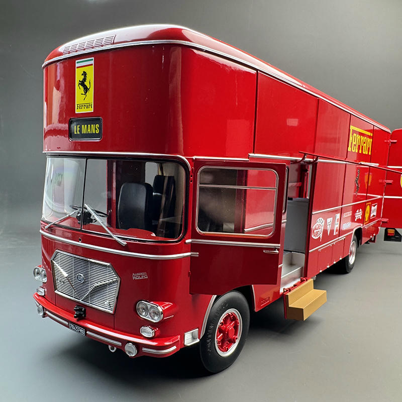 CMR 1:18 OM Fiat 150 Rolfo Ferrari Race Car Transporter
