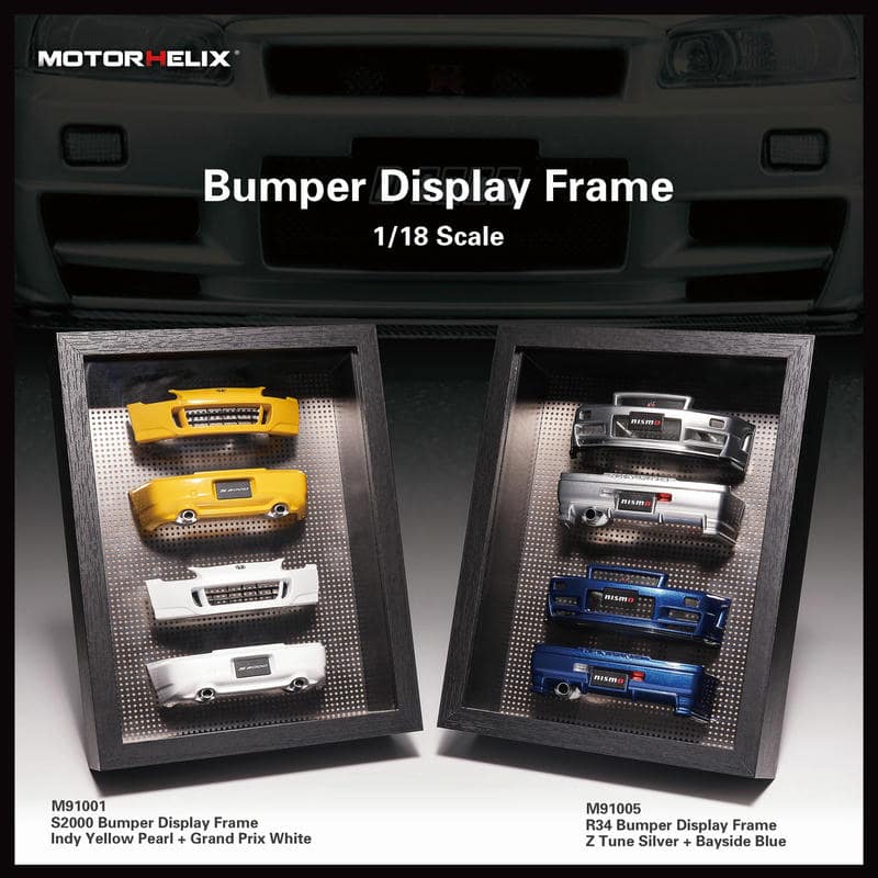MH 1:18 Resin Bumper Frame Display – Nissan R34 / Honda S2000