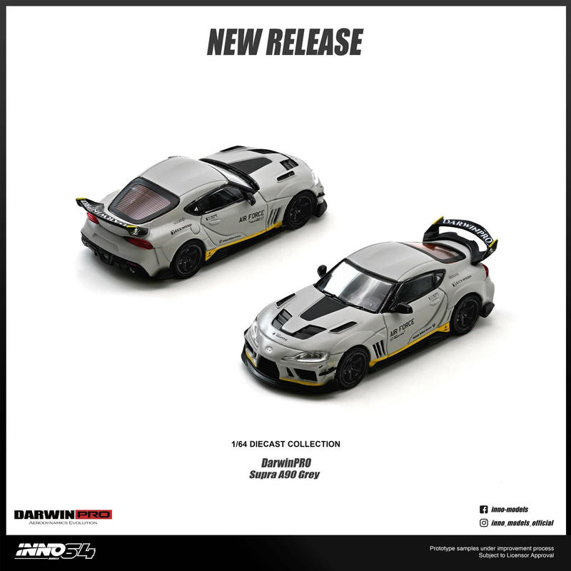 INNO64 1:64 Toyota GR Supra A90 DarwinPRO Widebody