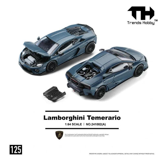 TH 1:64 Lamborghini Temerario Hybrid Supercar Diecast Model