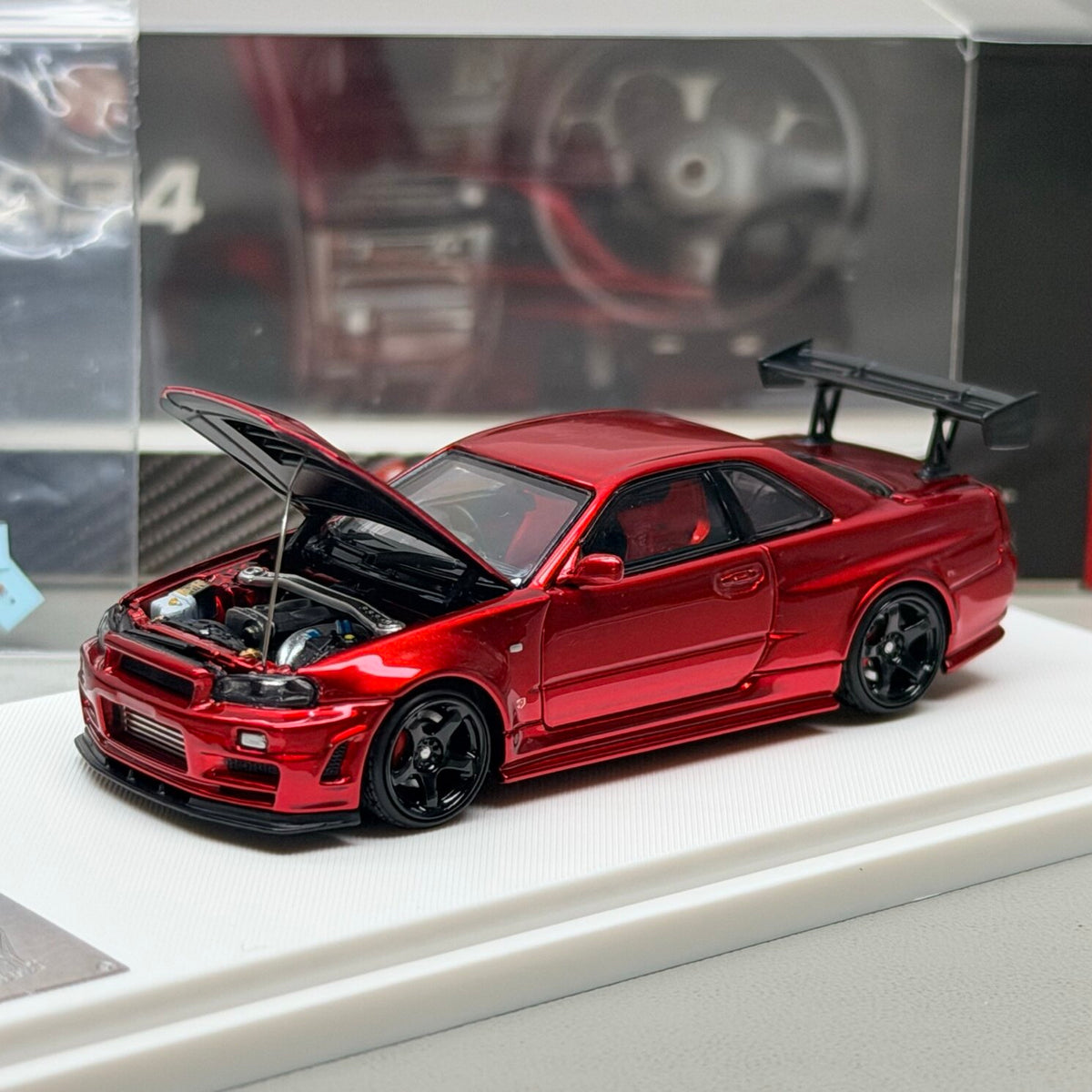 FH 1:64 Nissan Skyline GT-R R34 V-Spec II Diecast Model