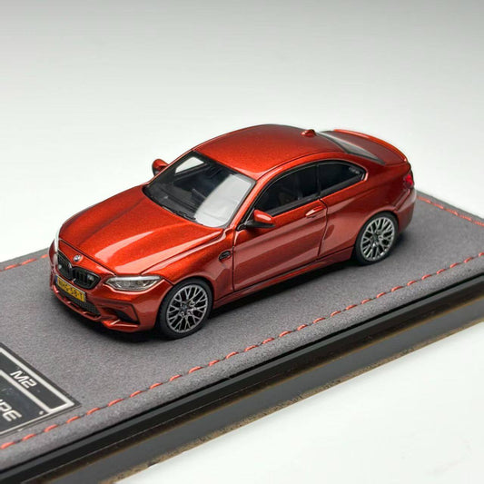 Mortal 1:64 BMW M2 F87 Sunset Orange Diecast Model Car – Alloy JDM