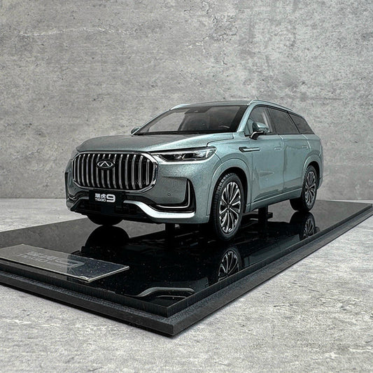 1:18 Chery Tiggo 9 Alloy Model — Olive Gray