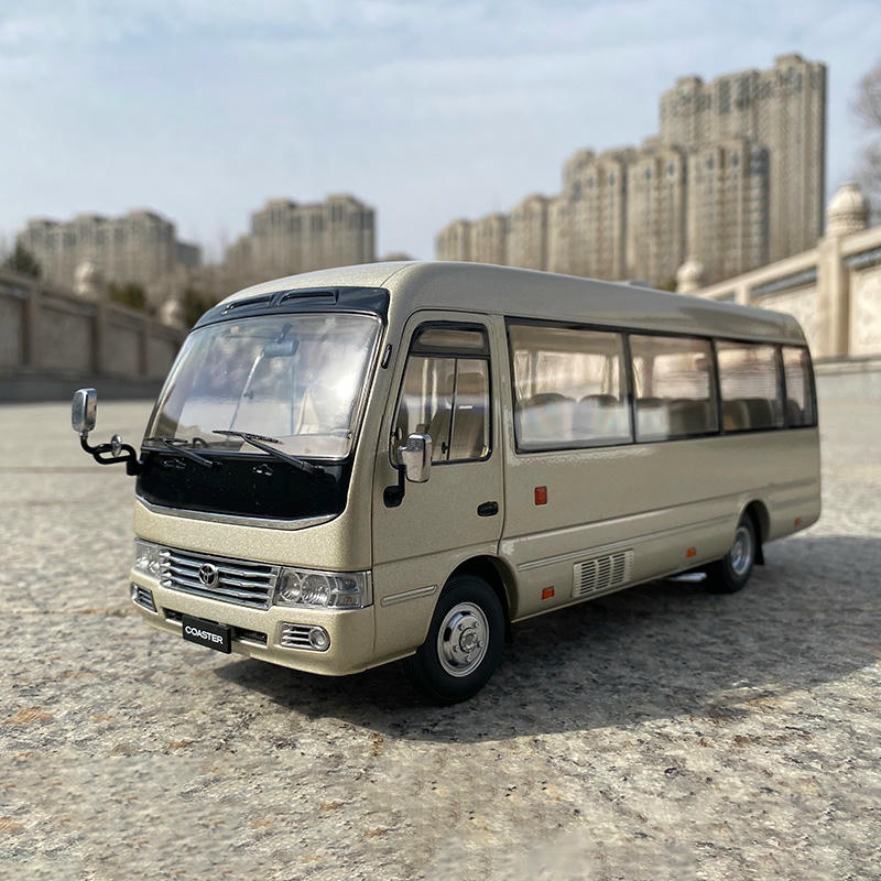 Original 1:24 Toyota Coaster Diecast Bus