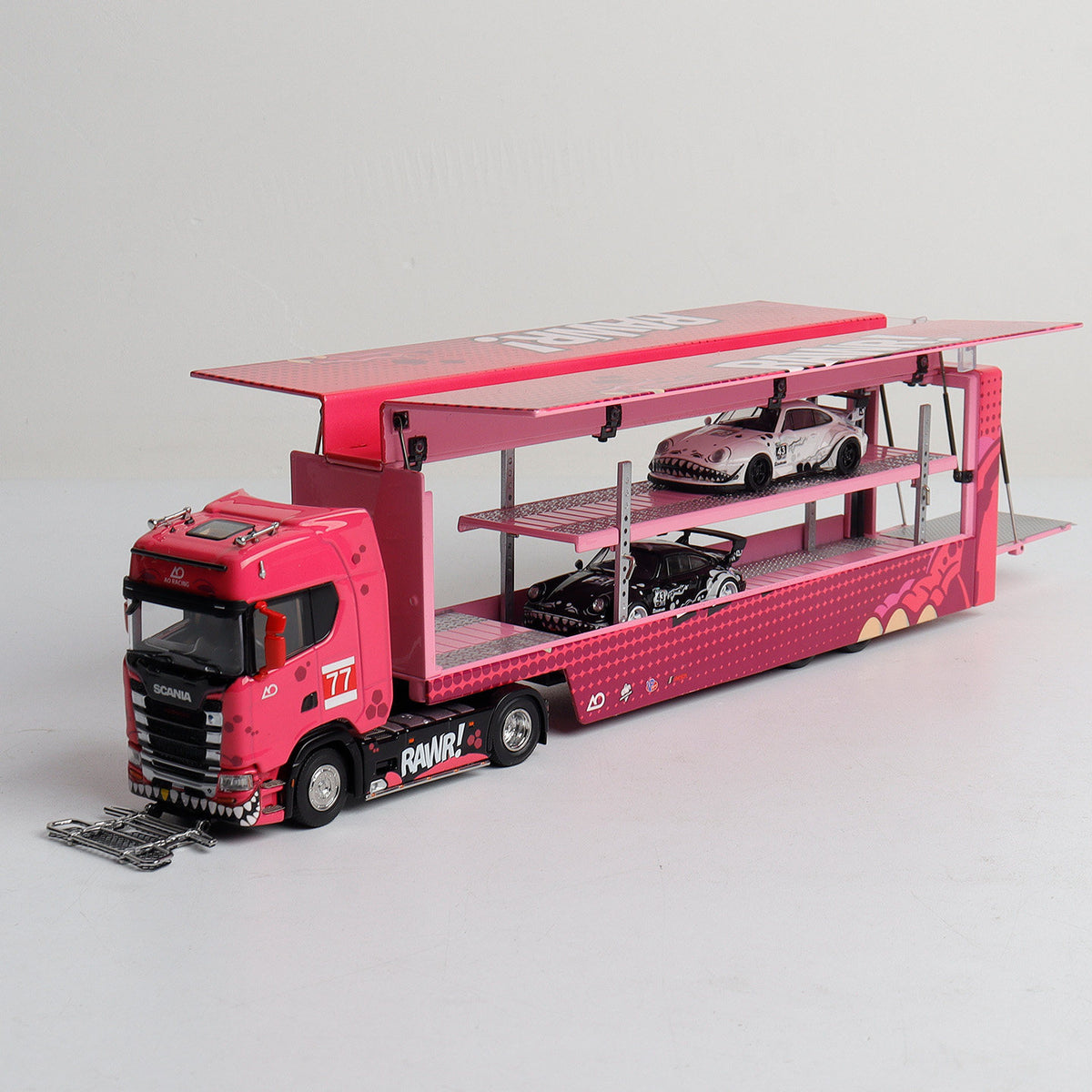 MAXWELL Scania S730 Wing-Opening Trailer 1:64 Diecast Model Truck