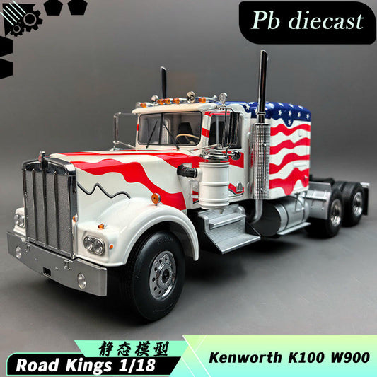 Road Kings 1:18 Kenworth W900 American Heavy Truck Tractor Head