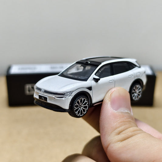 Official 1:64 ZEEKR 7X Diecast Model Car – Geely Electric SUV Alloy Collector Model