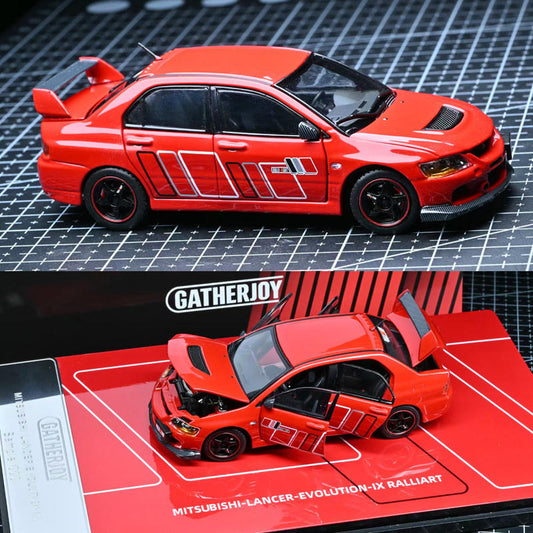 GATHERJOY 1:43 Mitsubishi Lancer Evolution IX RALLIART Diecast Model