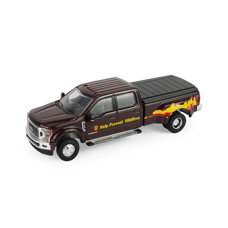 GreenLight 1:64 Smokey Bear 5 Ford F-450 (2022) Diecast Model — Brown