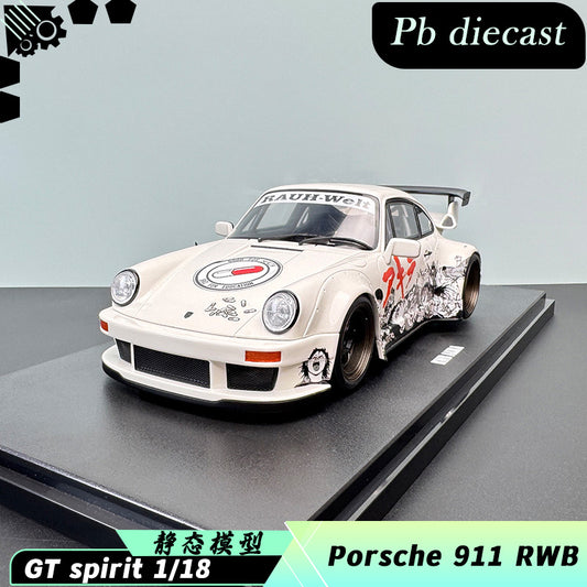 GT Spirit 1:18 RWB Akira Glacier White 2024 Resin Model (GT508) – Handcrafted Limited Edition Pre-sale