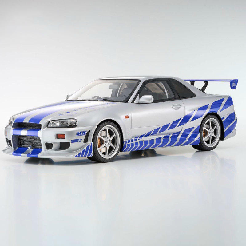 Kyosho1:12NissanSkylineR34GT-R2001(Fast&Furious)ResinModel