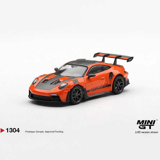 MINI GT 1:64 Porsche 911 (992) GT3 RS Diecast Model Car – Orange