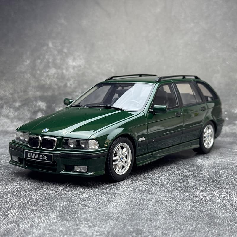Otto 1:18 BMW E36 328i M Wagon MPack 1997 Fern Green 386 Resin Collectible