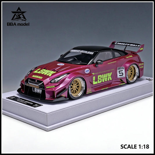 BBA Nissan GT-R 35GT-RR 1:18 Resin Model Car