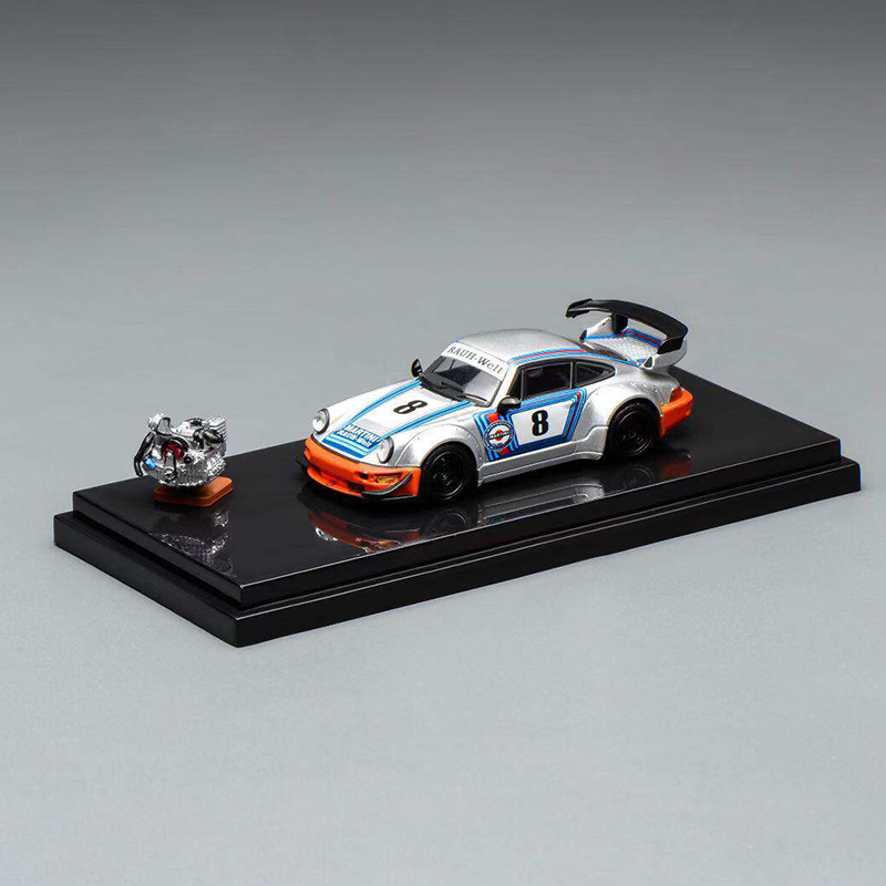 MOTORHELIX MH 1:64 Porsche RWB 964 Widebody Diecast Model