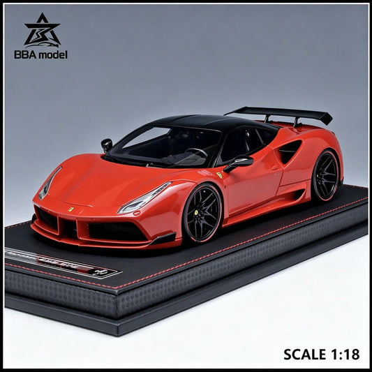 BBA Ferrari 488 GTB Novitec 1:18 Resin Model Car
