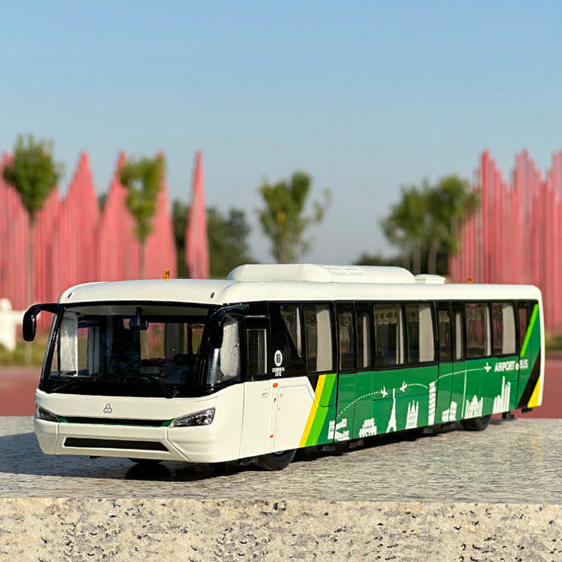 Original 1:42 Airport Shuttle Bus Alloy Model