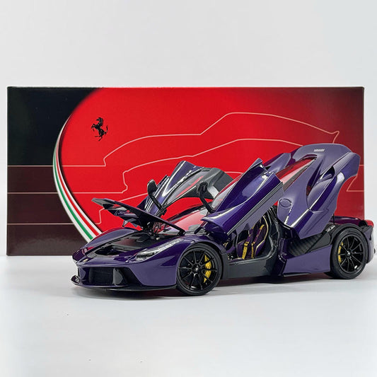 BBR 1:18 Ferrari LaFerrari Dubai Purple Diecast Car