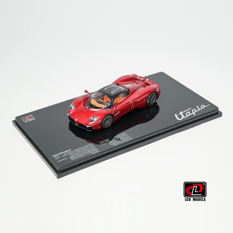 LCD Pagani Utopia 1:43 Diecast Model Car