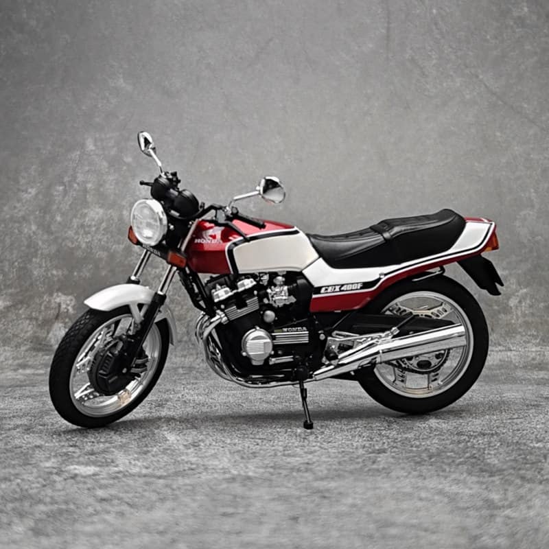 Aoshima 1:12 Honda CBX 400F Static Motorcycle Model – Classic Japanese Bike