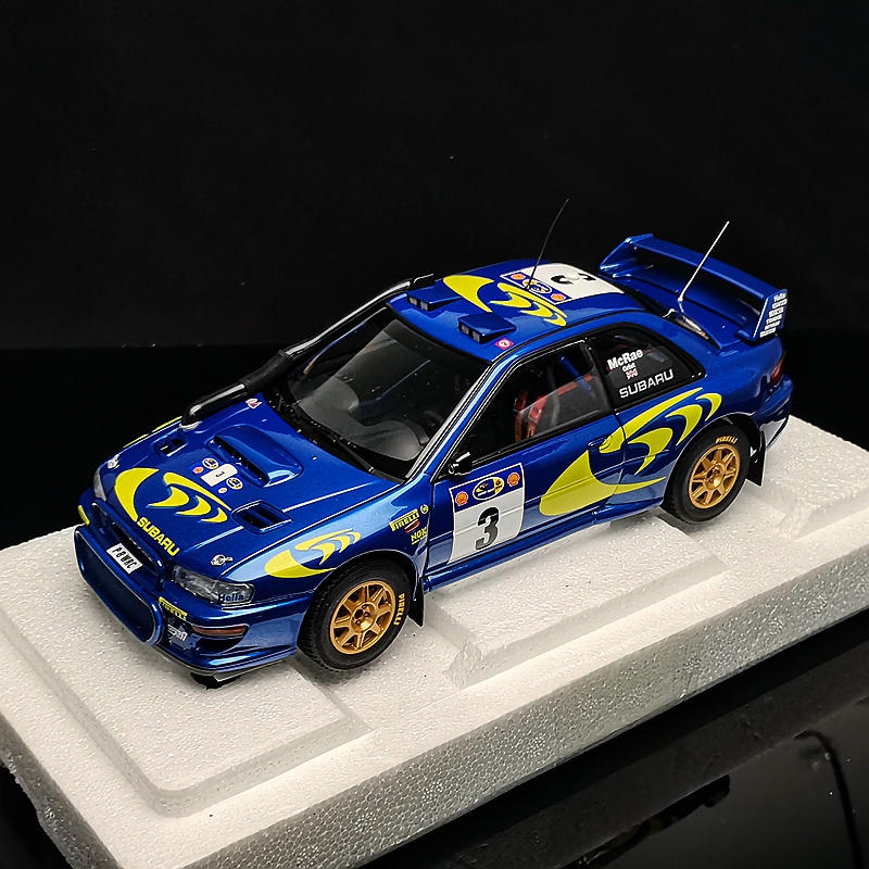 AUTOart 1:18 Subaru WRC Rally Model Car